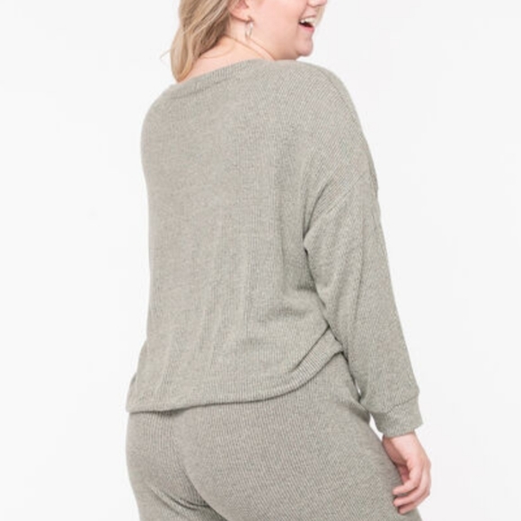 Ricki's | COZY RIBBED DOLMAN SLEEVE TOP - Picture 3 of 4